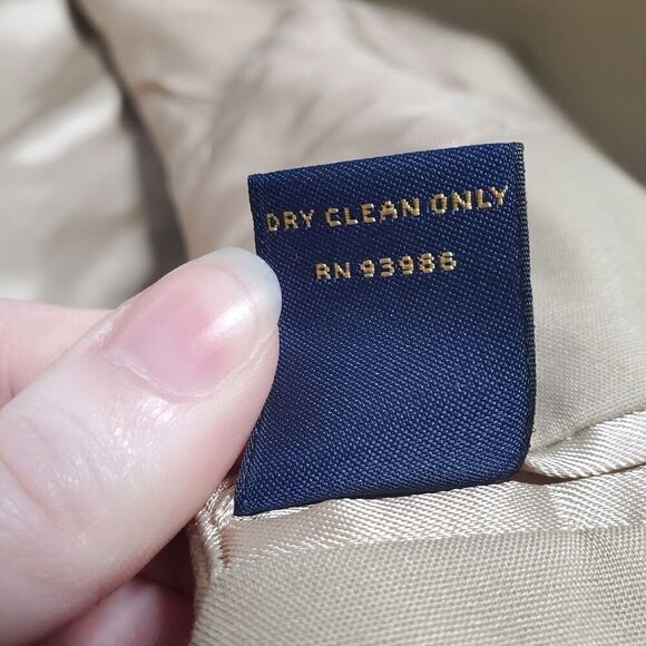 Brooks Brothers Blazer Size 44R Beige Cotton Blend Cupro Lining Jacket 346 Mens - Picture 14 of 16